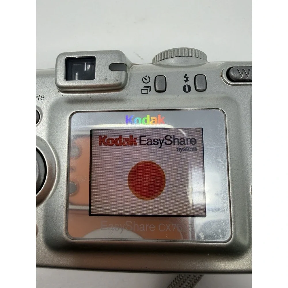 Kodak EasyShare CX7525 5.0MP Digital Camera -‎ Silver - Vintage Y2K - TESTED